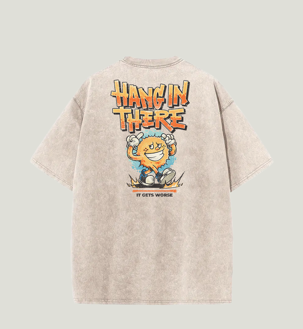‘It Gets Worse’ Tee - Oatmeal